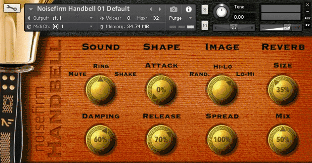 Noisefirm Handbell GUI